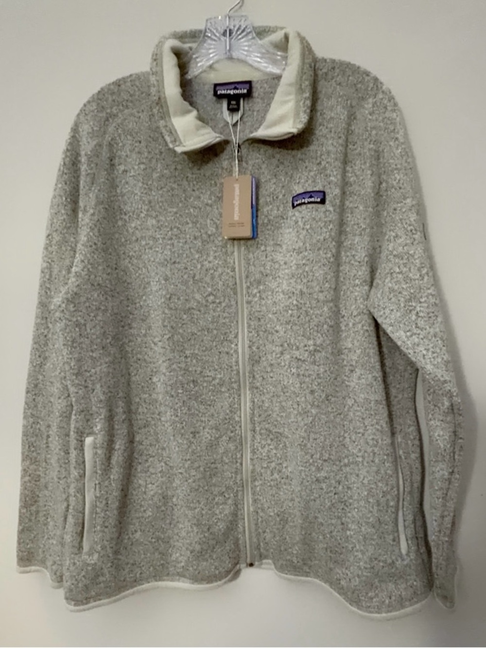 Patagonia Zip-Up Fleece Jacket - Cream